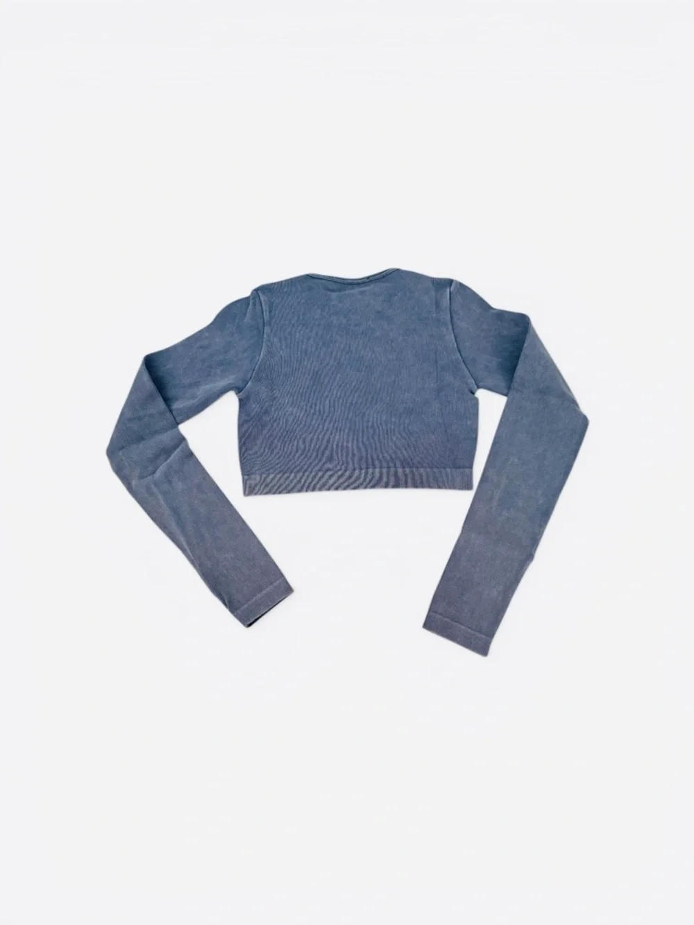 Zara Women's Cropped Long-Sleeve Ribbed Top - Picture 4 of 7